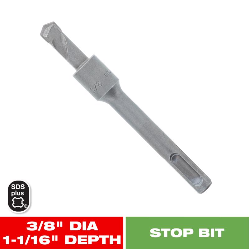 Diablo 3/8 in. Carbide Tipped SDS-Plus Hammer Stop Bit SDS-Plus Shank
