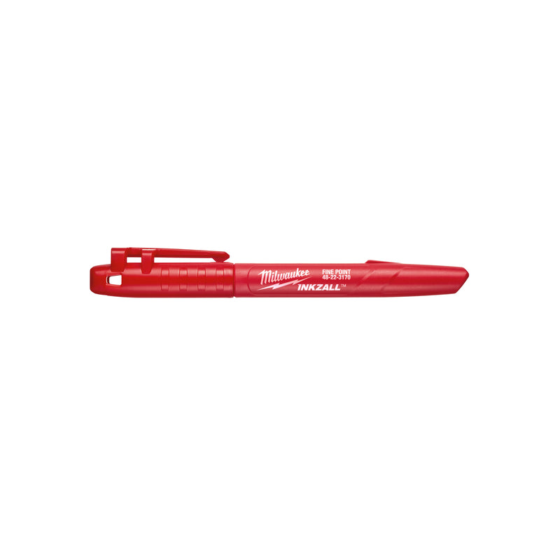 Milwaukee Inkzall Red Fine Tip Jobsite Marker