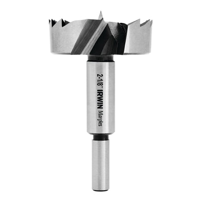 Irwin Marples 2-1/8 in. X 4 in. L Carbon Steel Forstner Drill Bit Round Shank