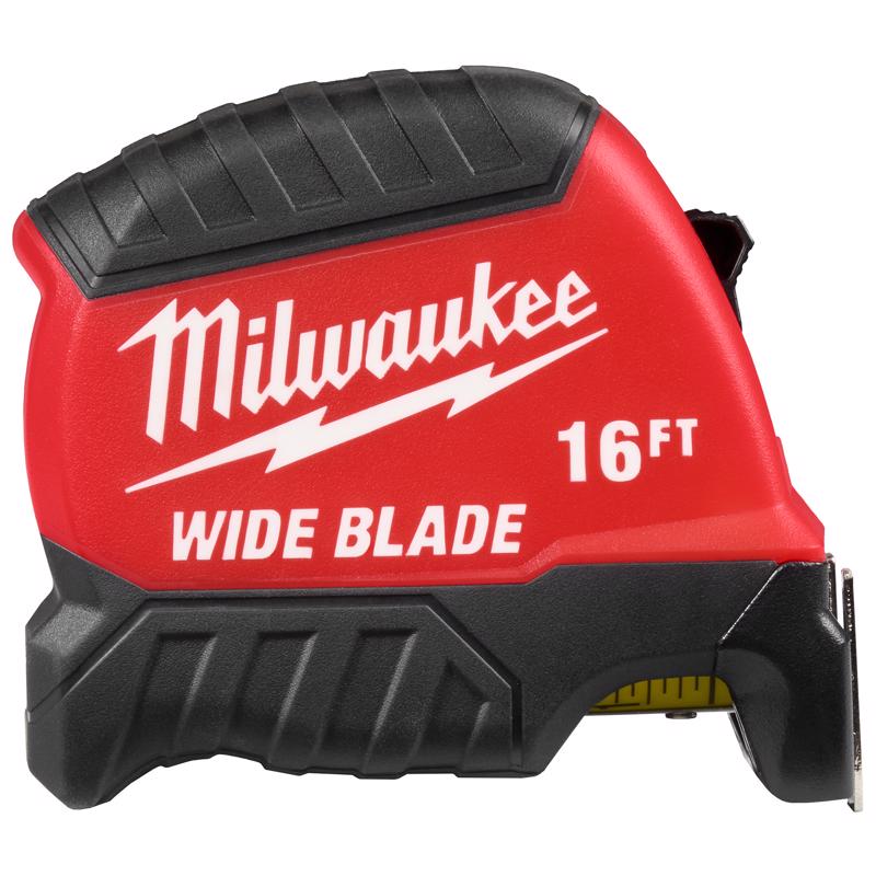 Milwaukee 16 ft. L X 1-5/16 in. W Compact Wide Blade Tape Measure