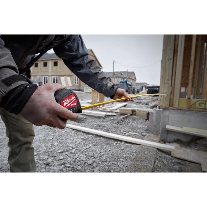 Milwaukee 25 ft. L X 1-5/16 in. W Compact Wide Blade Tape Measure