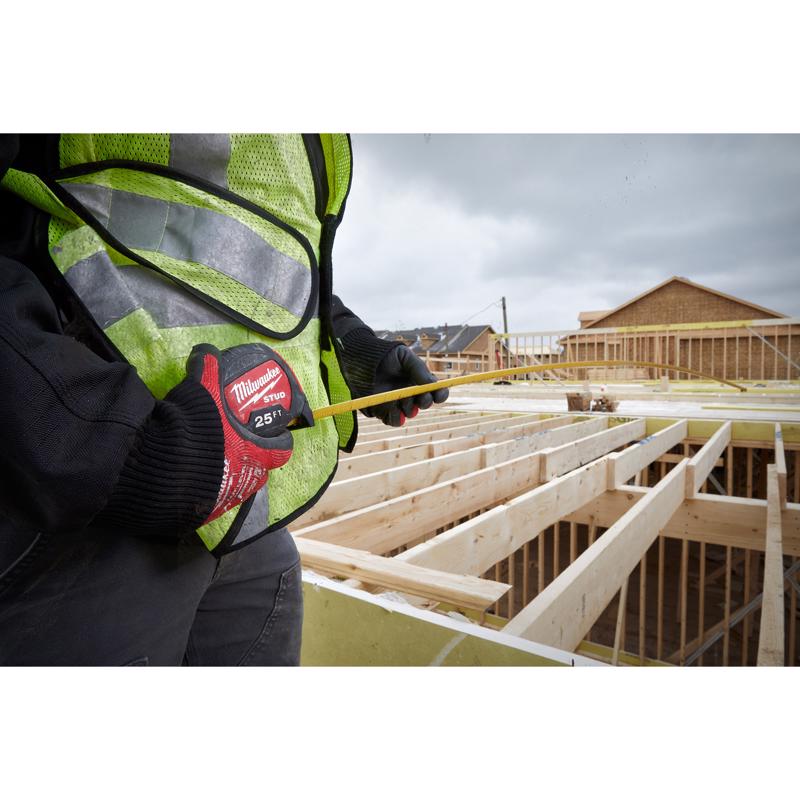 Milwaukee 25 ft. L X 1-5/16 in. W Compact Wide Blade Tape Measure