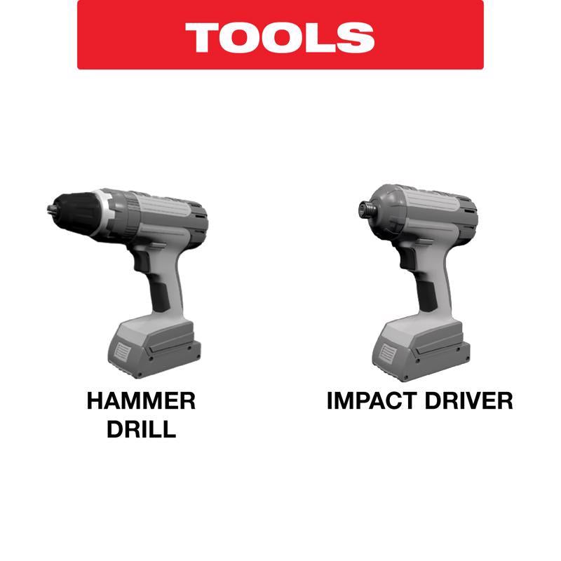 Diablo Dura-Tip 1/4 in. D X 7.5 in. L Auger Bit High Speed Steel