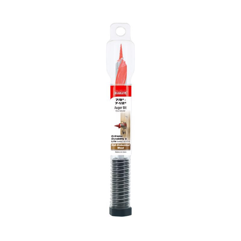 Diablo Dura-Tip 7/8 in. D X 7.5 in. L Auger Bit High Speed Steel
