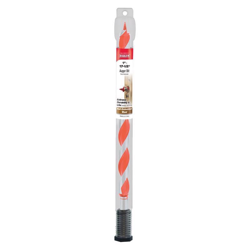 Diablo Dura-Tip 1 in. D X 17.5 in. L Auger Bit High Speed Steel