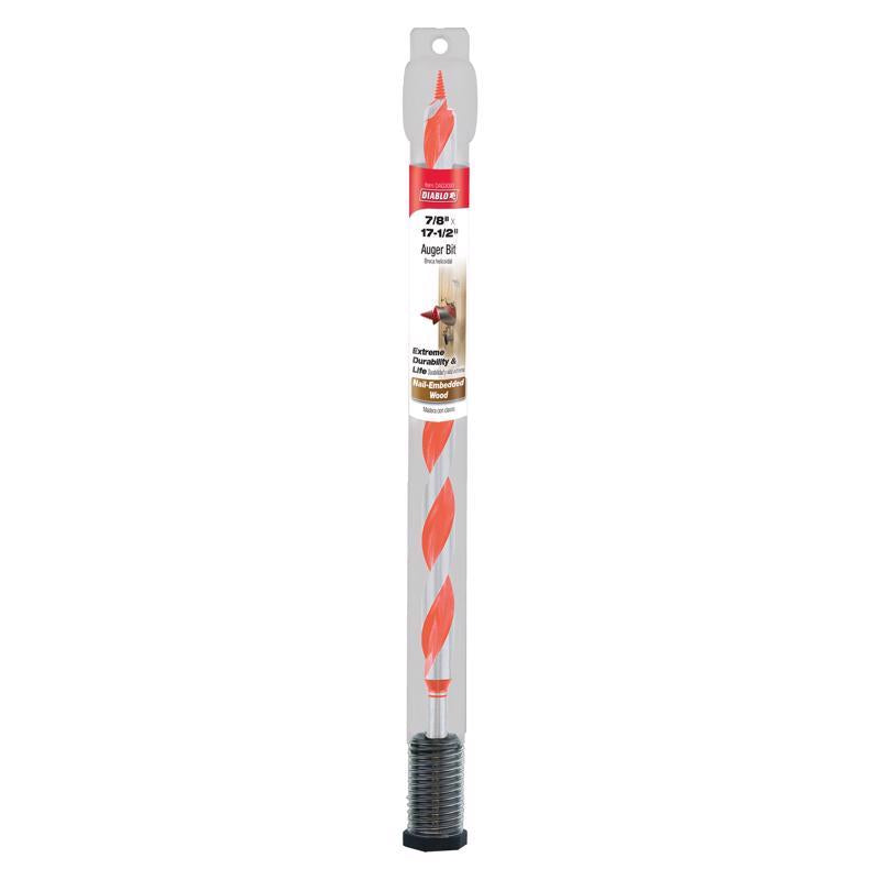 Diablo Dura-Tip 7/8 in. D X 17.5 in. L Auger Bit High Speed Steel