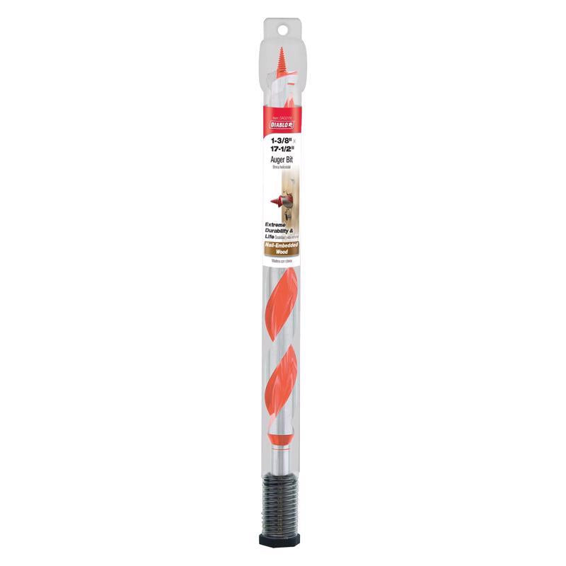Diablo Dura-Tip 1-3/8 in. D X 17.5 in. L Auger Bit High Speed Steel