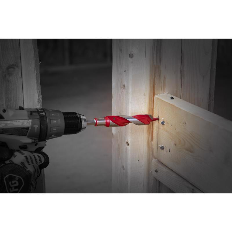 Diablo Dura-Tip 1-1/8 in. D X 7.5 in. L Auger Bit High Speed Steel