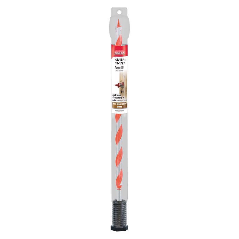 Diablo Dura-Tip 13/16 in. D X 17.5 in. L Auger Bit High Speed Steel