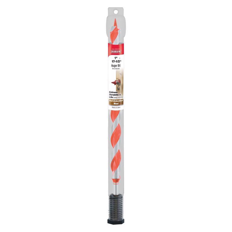 Diablo Dura-Tip 15/16 in. D X 17.5 in. L Auger Bit High Speed Steel