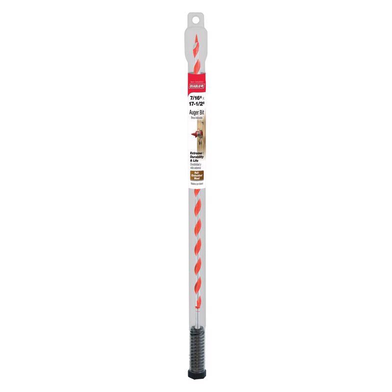 Diablo Dura-Tip 7/16 in. D X 17.5 in. L Auger Bit High Speed Steel