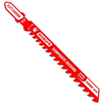 Diablo 4 in. Carbide T-Shank Composite Decking Jig Saw Blade 5/7 TPI