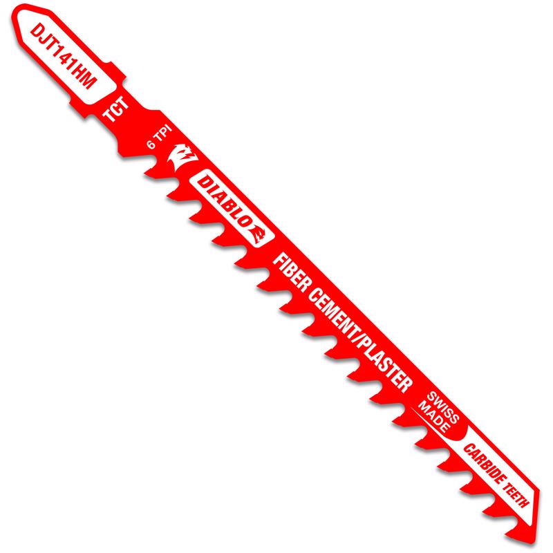 Diablo 4 in. Carbide T-Shank Fiber Cement & Plaster Jig Saw Blade 6 TPI