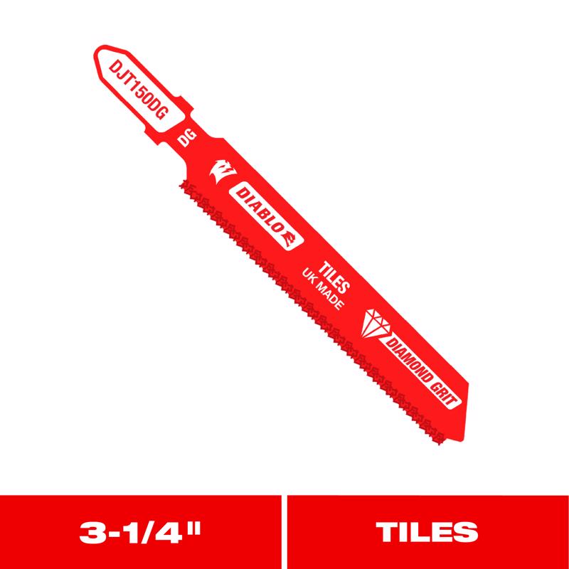 Diablo 3-1/4 in. Diamond Grit T-Shank Hard Tile Jig Saw Blade