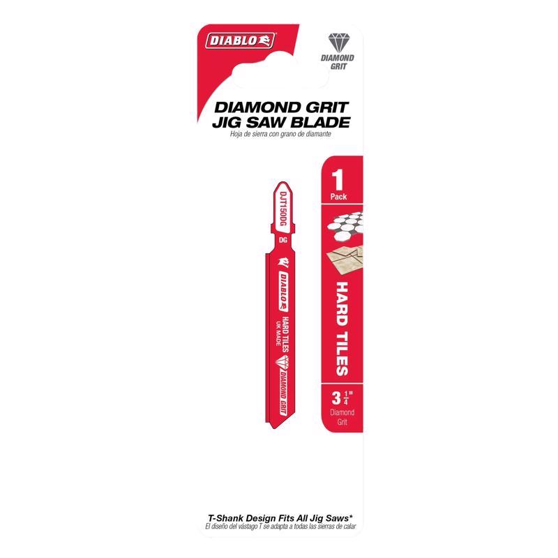 Diablo 3-1/4 in. Diamond Grit T-Shank Hard Tile Jig Saw Blade