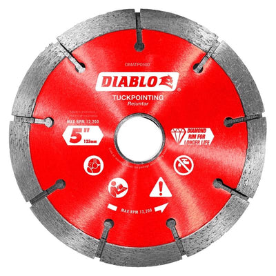 Diablo 5 in. D X 7/8 in. Diamond Tuck Point Masonry Cut-Off Wheel