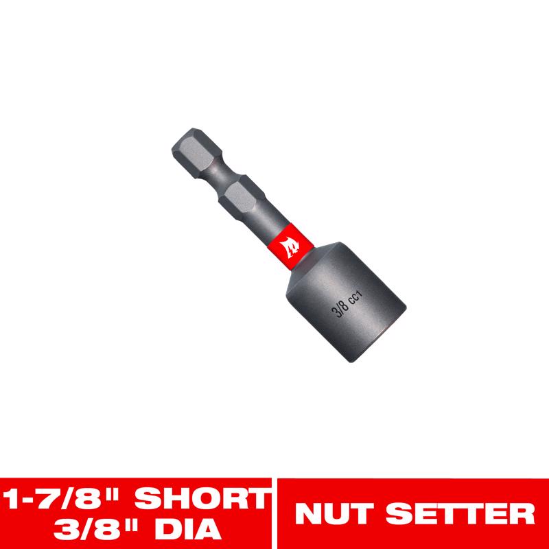 Diablo 3/8 in. X 1-7/8 in. L Black Oxide Magnetic Nut Setter