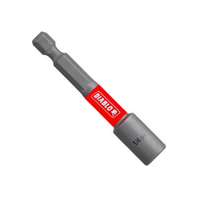 Diablo 1/4 in. X 2-9/16 in. L Black Oxide Magnetic Nut Setter