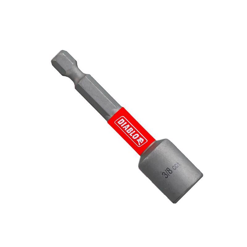 Diablo 3/8 in. X 2-9/16 in. L Black Oxide Magnetic Nut Setter