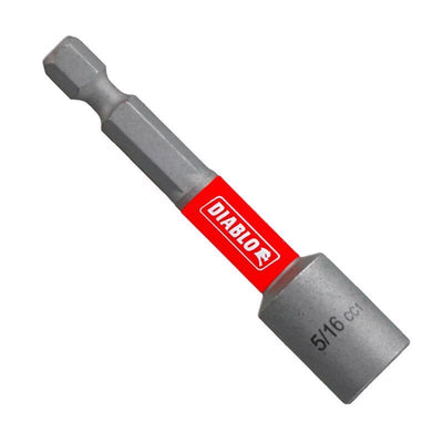 Diablo 5/16 in. X 2-9/16 in. L Black Oxide Magnetic Nut Setter