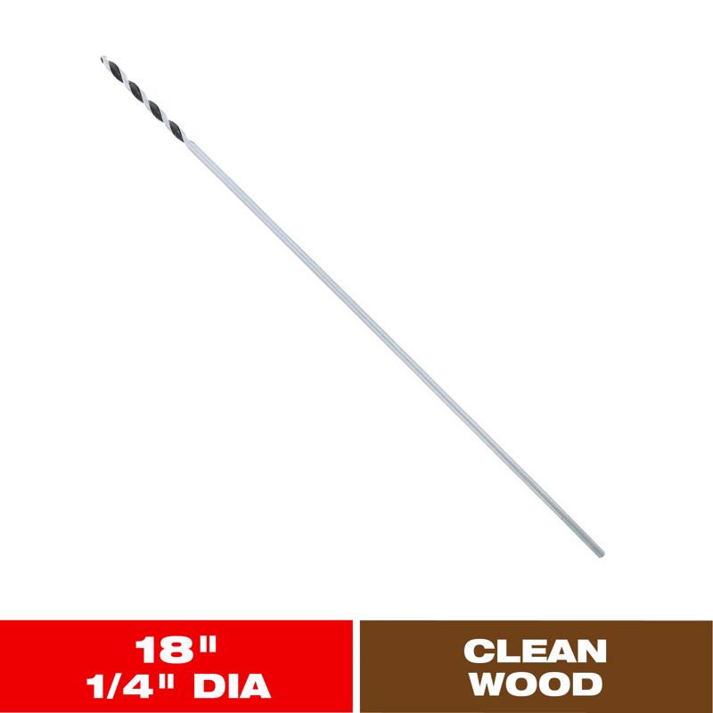 Diablo 1/4 in. X 18 in. L Installer Bit 3-Flat Shank