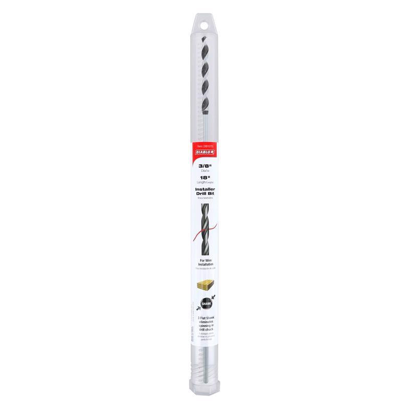 Diablo 3/8 in. X 18 in. L Installer Bit 3-Flat Shank