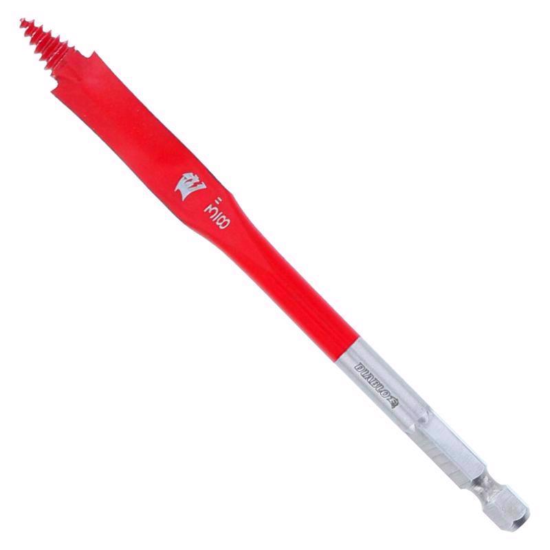 Diablo 3/8 in. X 4 in. L High Speed Steel Clean Wood Spade Bit Hex Shank