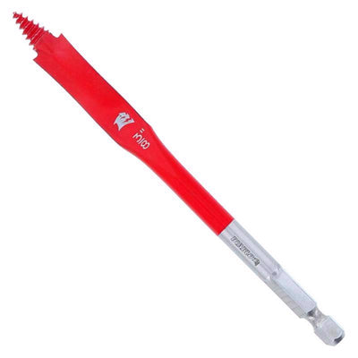 Diablo 3/8 in. X 4 in. L High Speed Steel Clean Wood Spade Bit Hex Shank