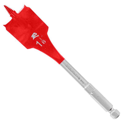 Diablo 1-1/8 in. X 6 in. L High Speed Steel Clean Wood Spade Bit Hex Shank