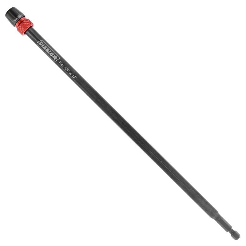 Diablo 1/4 in. X 12 in. L Universal Extension Hex Shank