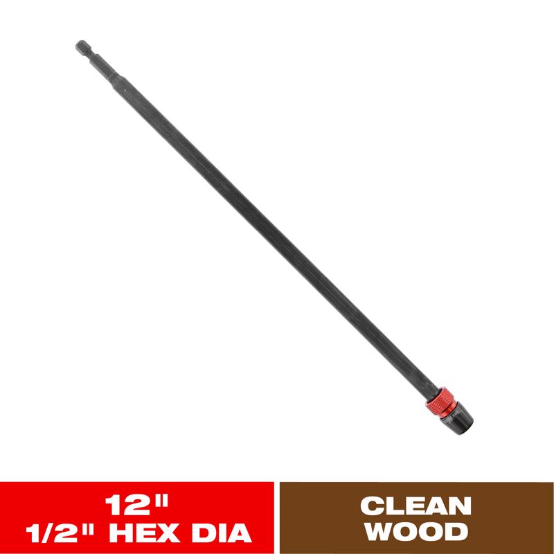 Diablo 1/4 in. X 12 in. L Universal Extension Hex Shank
