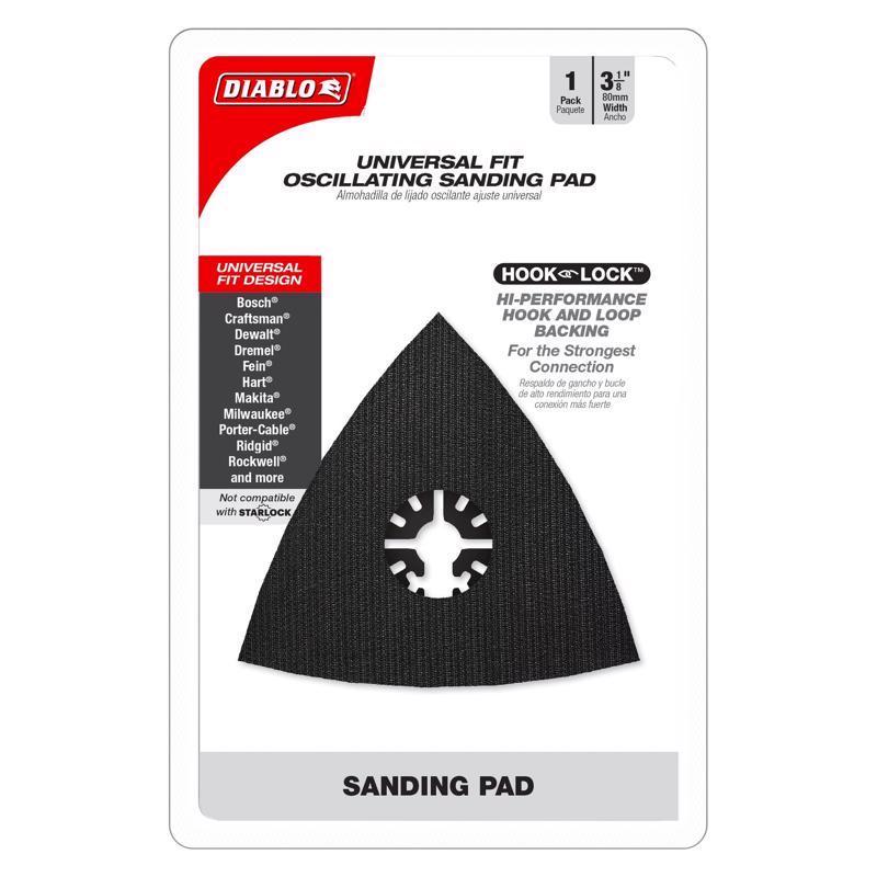 Diablo 3-1/8 in. X 3-1/8 in. W Rubber Triangular Oscillating Sanding Pad