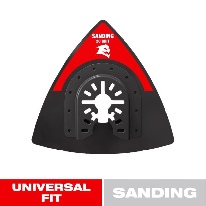 Diablo 3-1/2 in. W Carbide Grit Triangular Oscillating Sanding Plate General Purpose Cuts