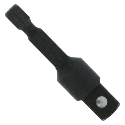 Diablo 2 in. L X 1/4 in. drive X 1/4 in. Square to Hex Socket Adapter