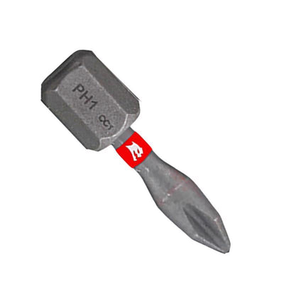 Diablo Phillips #1 X 1 in. L Driver Bit Black Oxide 5 pk
