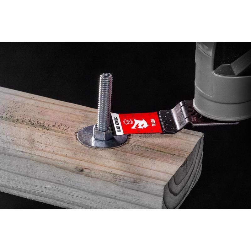 Diablo 1-1/4 in. X 1-1/4 in. W Carbide Oscillating Blade Metal