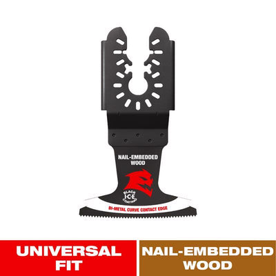 Diablo 2-1/2 in. W Bi-Metal Curve Contact Edge Oscillating Blade Nail-Embedded Wood
