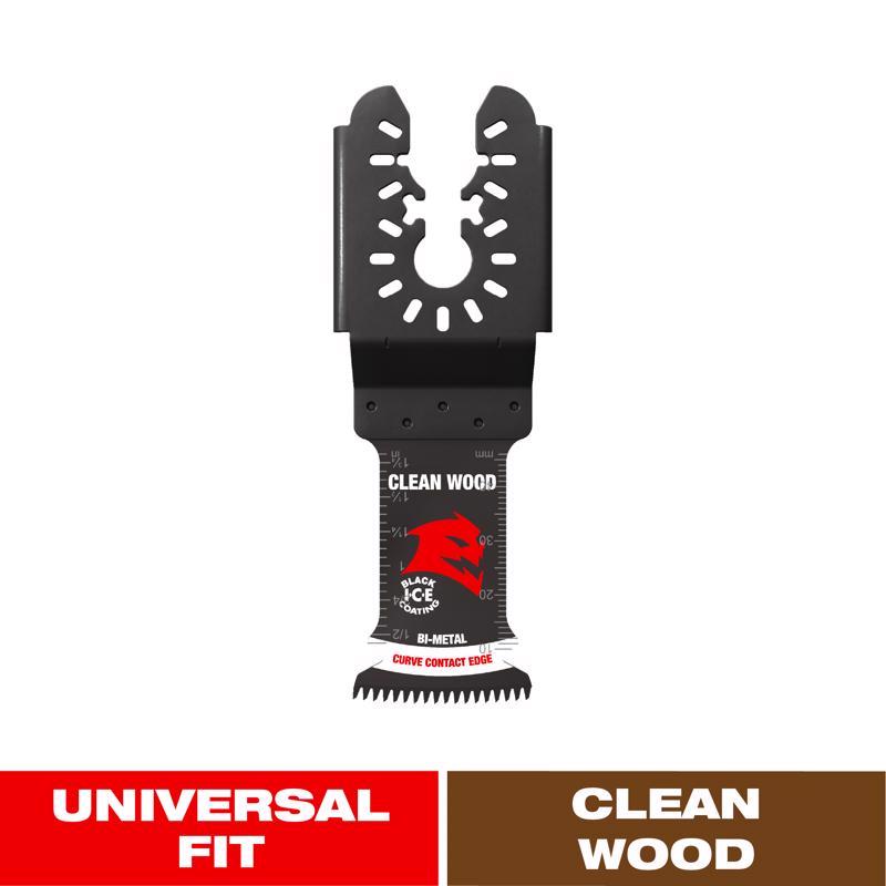 Diablo 1-1/4 in. X 1-1/4 in. W Bi-Metal Oscillating Blade Clean Wood