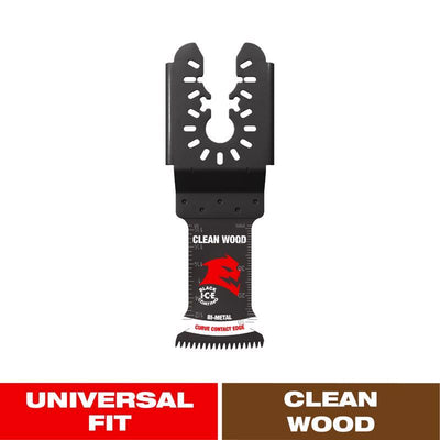 Diablo 1-1/4 in. X 1-1/4 in. W Bi-Metal Oscillating Blade Clean Wood