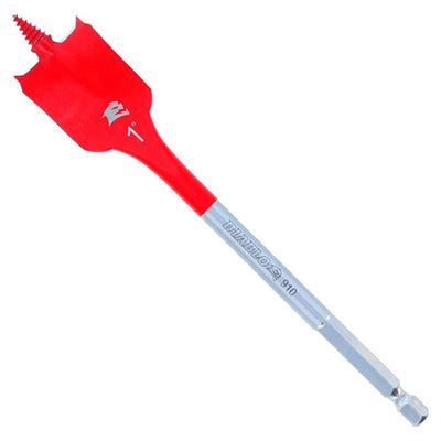 Diablo 1 in. X 6 in. L High Speed Steel Clean Wood Spade Bit Hex Shank