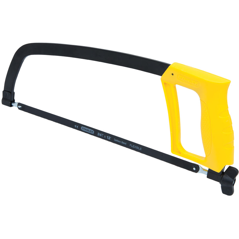 Stanley 12 in. Carbon Steel Hacksaw Black/Yellow