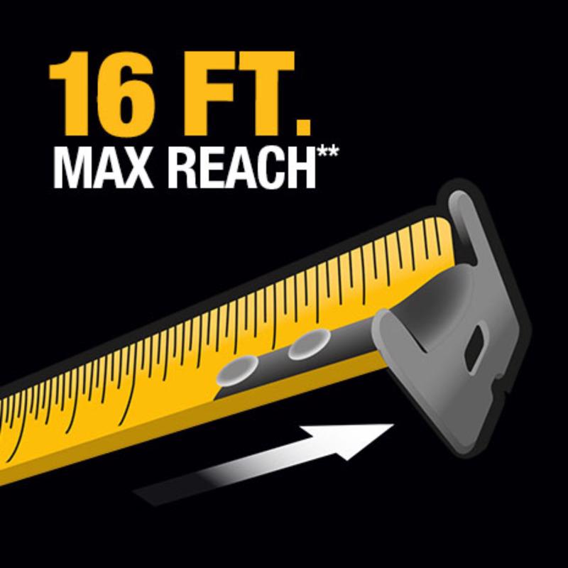 DeWalt ToughSeries 16 ft. L X 1.25 in. W Tape Measure