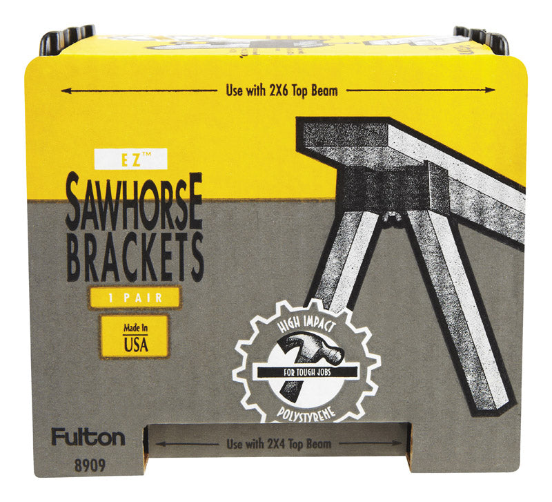 Fulton Spee Dee 2 in. H X 4 in. W Sawhorse Brackets 500 lb. cap.