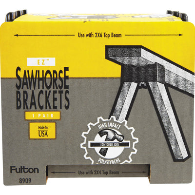 Fulton Spee Dee 2 in. H X 4 in. W Sawhorse Brackets 500 lb. cap.