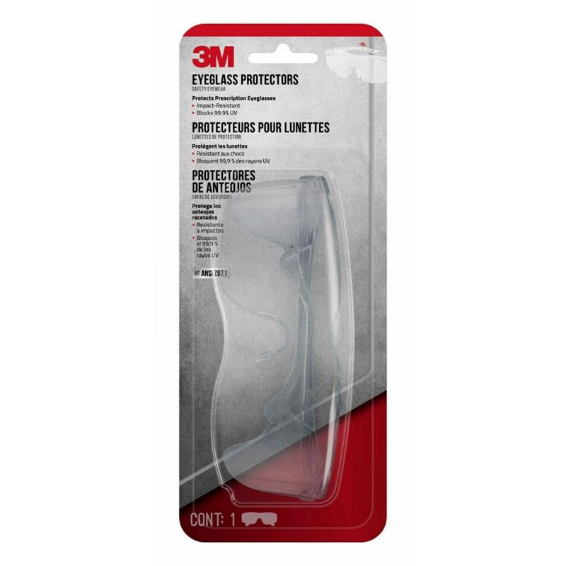 3M Safety Glasses Clear Lens Clear Frame