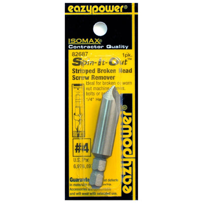 Eazypower Isomax #4 Sizes Steel Screw Remover 2 in.