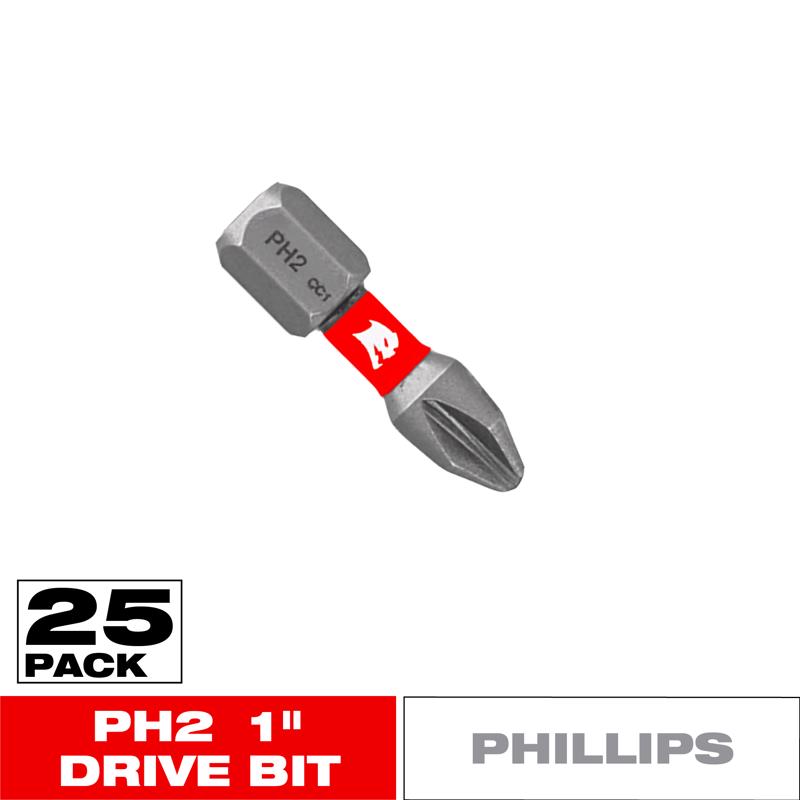 Diablo Phillips #2 X 1 in. L Driver Bit 25 pk