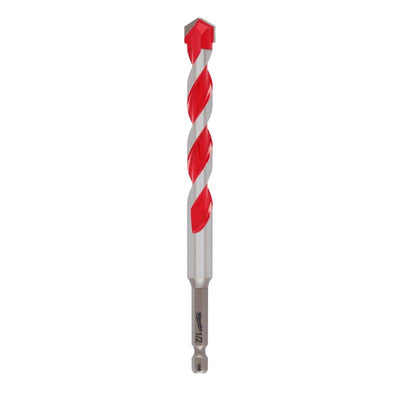 Milwaukee Shockwave 1/2 in. X 6 in. L Carbide Hammer Drill Bit Hex Shank