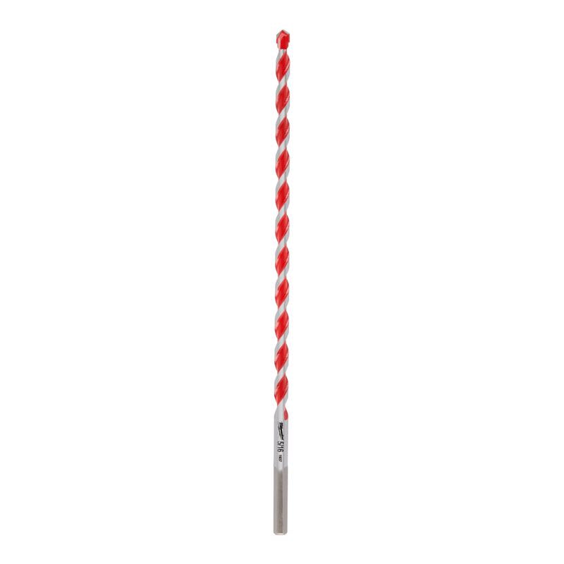 Milwaukee Shockwave 7/8 in. X 12 in. L Carbide Hammer Drill Bit 3-Flat Shank