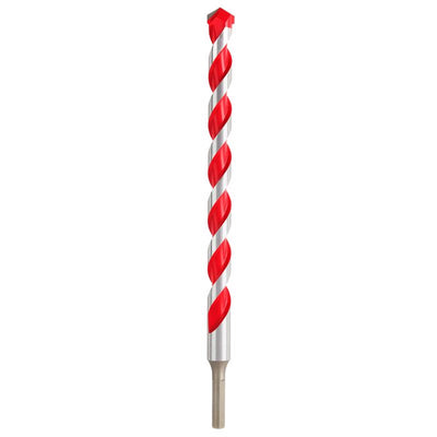 Milwaukee Shockwave 3/4 in. X 12 in. L Carbide Hammer Drill Bit 3-Flat Shank